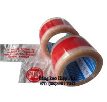 Băng keo in chữ Stop